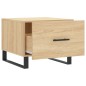 vidaXL Couchtisch Sonoma-Eiche 50x50x40 cm Holzwerkstoff vidaXL Couchtisch Sonoma-Eiche 50x50x40 cm Holzwerkstoff