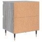 vidaXL Nachttische 2 Stk. Grau Sonoma 40x35x50 cm Holzwerkstoff vidaXL Nachttische 2 Stk. Grau Sonoma 40x35x50 cm Holzwerkstoff
