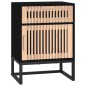 vidaXL Nachttische 2 Stk. Schwarz 40x30x55,5 cm Holzwerkstoff & Eisen vidaXL Nachttische 2 Stk. Schwarz 40x30x55,5 cm Holzwerkstoff & Eisen