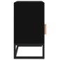 vidaXL Nachttische 2 Stk. Schwarz 40x30x55,5 cm Holzwerkstoff & Eisen vidaXL Nachttische 2 Stk. Schwarz 40x30x55,5 cm Holzwerkstoff & Eisen