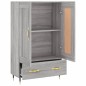 vidaXL Highboard Grau Sonoma 69,5x31x115 cm Holzwerkstoff vidaXL Highboard Grau Sonoma 69,5x31x115 cm Holzwerkstoff