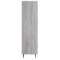 vidaXL Highboard Grau Sonoma 69,5x31x115 cm Holzwerkstoff vidaXL Highboard Grau Sonoma 69,5x31x115 cm Holzwerkstoff