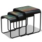 vidaXL 3-tlg. Satztisch-Set Altholz vidaXL 3-tlg. Satztisch-Set Altholz