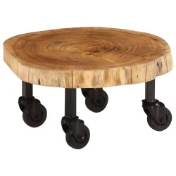 vidaXL Couchtisch Massivholz Akazie 60 x 55 x 25 cm