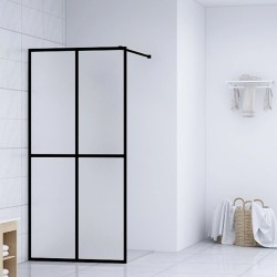 vidaXL Duschwand für Walk-in Dusche Mattes Sicherheitsglas 140x195 cm