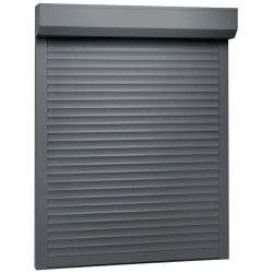 vidaXL Rollladen Aluminium 120x150 cm Anthrazit