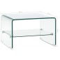 vidaXL Couchtisch Transparent 50×45×33 cm Hartglas vidaXL Couchtisch Transparent 50×45×33 cm Hartglas