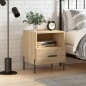 vidaXL Nachttisch Sonoma-Eiche 40x35x47,5 cm Holzwerkstoff vidaXL Nachttisch Sonoma-Eiche 40x35x47,5 cm Holzwerkstoff