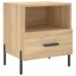 vidaXL Nachttisch Sonoma-Eiche 40x35x47,5 cm Holzwerkstoff vidaXL Nachttisch Sonoma-Eiche 40x35x47,5 cm Holzwerkstoff