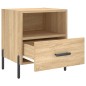 vidaXL Nachttisch Sonoma-Eiche 40x35x47,5 cm Holzwerkstoff vidaXL Nachttisch Sonoma-Eiche 40x35x47,5 cm Holzwerkstoff