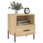 vidaXL Nachttisch Sonoma-Eiche 40x35x47,5 cm Holzwerkstoff vidaXL Nachttisch Sonoma-Eiche 40x35x47,5 cm Holzwerkstoff