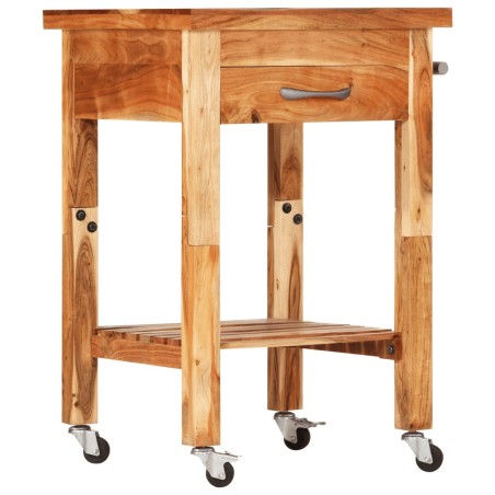 vidaXL Küchenwagen 55x55x89 cm Massivholz Akazie