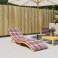 vidaXL Sonnenliegen-Auflage Rot Karomuster 200x60x3 cm Oxford-Gewebe vidaXL Sonnenliegen-Auflage Rot Karomuster 200x60x3 cm Oxford-Gewebe