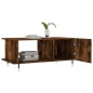 vidaXL Couchtisch Räuchereiche 90x50x40 cm Holzwerkstoff vidaXL Couchtisch Räuchereiche 90x50x40 cm Holzwerkstoff