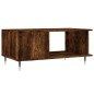 vidaXL Couchtisch Räuchereiche 90x50x40 cm Holzwerkstoff vidaXL Couchtisch Räuchereiche 90x50x40 cm Holzwerkstoff