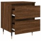 vidaXL Nachttische 2 Stk. Braun Eichen-Optik 40x35x50 cm Holzwerkstoff vidaXL Nachttische 2 Stk. Braun Eichen-Optik 40x35x50 cm Holzwerkstoff