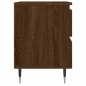vidaXL Nachttische 2 Stk. Braun Eichen-Optik 40x35x50 cm Holzwerkstoff vidaXL Nachttische 2 Stk. Braun Eichen-Optik 40x35x50 cm Holzwerkstoff