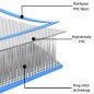 vidaXL Aufblasbare Gymnastikmatte mit Pumpe 500x100x20 cm PVC Blau vidaXL Aufblasbare Gymnastikmatte mit Pumpe 500x100x20 cm PVC Blau