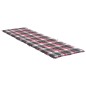 vidaXL Sonnenliegen-Auflage Rot Karomuster 200x60x3 cm Oxford-Gewebe vidaXL Sonnenliegen-Auflage Rot Karomuster 200x60x3 cm Oxford-Gewebe