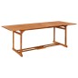 vidaXL Garten-Esstisch 220x90x75 cm Massivholz Akazie vidaXL Garten-Esstisch 220x90x75 cm Massivholz Akazie