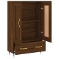 vidaXL Highboard Braun Eichen-Optik 69,5x31x115 cm Holzwerkstoff vidaXL Highboard Braun Eichen-Optik 69,5x31x115 cm Holzwerkstoff