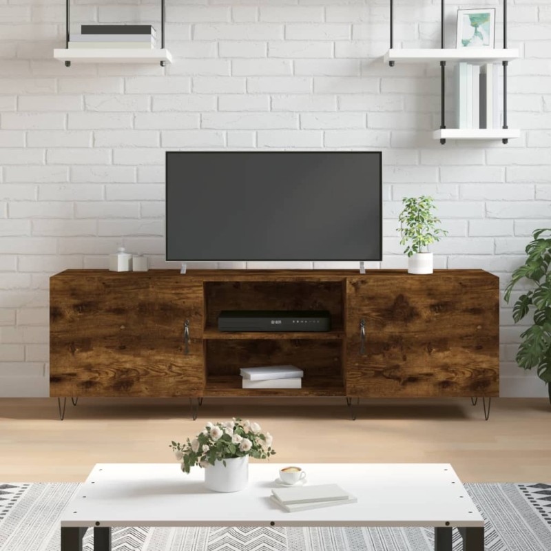 vidaXL TV-Schrank Räuchereiche 150x30x50 cm Holzwerkstoff vidaXL TV-Schrank Räuchereiche 150x30x50 cm Holzwerkstoff