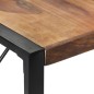 vidaXL Esstisch 140x140x75 cm Massivholz mit Palisander-Finish vidaXL Esstisch 140x140x75 cm Massivholz mit Palisander-Finish