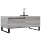 vidaXL Couchtisch Grau Sonoma 90x50x36,5 cm Holzwerkstoff vidaXL Couchtisch Grau Sonoma 90x50x36,5 cm Holzwerkstoff