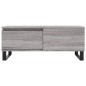 vidaXL Couchtisch Grau Sonoma 90x50x36,5 cm Holzwerkstoff vidaXL Couchtisch Grau Sonoma 90x50x36,5 cm Holzwerkstoff