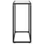 vidaXL Konsolentisch Weiß 60x35x75 cm Hartglas vidaXL Konsolentisch Weiß 60x35x75 cm Hartglas