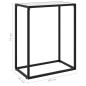 vidaXL Konsolentisch Weiß 60x35x75 cm Hartglas vidaXL Konsolentisch Weiß 60x35x75 cm Hartglas