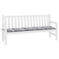 vidaXL Gartenbank-Auflage Grau Karomuster 180x50x3 cm Oxford-Gewebe vidaXL Gartenbank-Auflage Grau Karomuster 180x50x3 cm Oxford-Gewebe