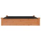 vidaXL Hochbeet mit Einsatz Braun 120x120x25 cm Massivholz Tanne vidaXL Hochbeet mit Einsatz Braun 120x120x25 cm Massivholz Tanne
