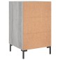 vidaXL Nachttisch Grau Sonoma 40x40x66 cm Holzwerkstoff