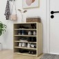 vidaXL Schuhschrank Sonoma-Eiche 60x35x70 cm Holzwerkstoff vidaXL Schuhschrank Sonoma-Eiche 60x35x70 cm Holzwerkstoff