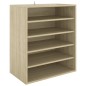 vidaXL Schuhschrank Sonoma-Eiche 60x35x70 cm Holzwerkstoff vidaXL Schuhschrank Sonoma-Eiche 60x35x70 cm Holzwerkstoff