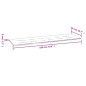 vidaXL Gartenbank-Auflage Grau Karomuster 180x50x3 cm Oxford-Gewebe vidaXL Gartenbank-Auflage Grau Karomuster 180x50x3 cm Oxford-Gewebe