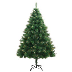 vidaXL Künstlicher Weihnachtsbaum Klappbar mit Ständer 240 cm