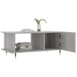 vidaXL Couchtisch Grau Sonoma 90x50x40 cm Holzwerkstoff