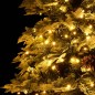 vidaXL Weihnachtsbaum mit LEDs & Kiefernzapfen Grün 225 cm PVC & PE vidaXL Weihnachtsbaum mit LEDs & Kiefernzapfen Grün 225 cm PVC & PE