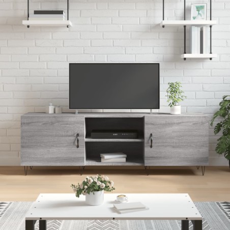 vidaXL TV-Schrank Grau Sonoma 150x30x50 cm Holzwerkstoff