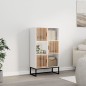 vidaXL Highboard Weiß 70x35x125 cm Holzwerkstoff vidaXL Highboard Weiß 70x35x125 cm Holzwerkstoff