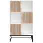 vidaXL Highboard Weiß 70x35x125 cm Holzwerkstoff vidaXL Highboard Weiß 70x35x125 cm Holzwerkstoff