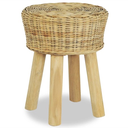 vidaXL Barhocker Natur Rattan 