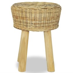 vidaXL Barhocker Natur Rattan 