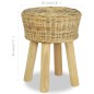 vidaXL Barhocker Natur Rattan vidaXL Barhocker Natur Rattan