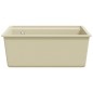 vidaXL Küchenspüle mit Überlauf Beige Granit vidaXL Küchenspüle mit Überlauf Beige Granit