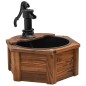vidaXL Gartenbrunnen mit Pumpe 57x57x53 cm Massivholz Tanne vidaXL Gartenbrunnen mit Pumpe 57x57x53 cm Massivholz Tanne