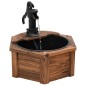 vidaXL Gartenbrunnen mit Pumpe 57x57x53 cm Massivholz Tanne vidaXL Gartenbrunnen mit Pumpe 57x57x53 cm Massivholz Tanne