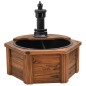 vidaXL Gartenbrunnen mit Pumpe 57x57x53 cm Massivholz Tanne vidaXL Gartenbrunnen mit Pumpe 57x57x53 cm Massivholz Tanne